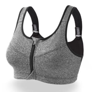 Front Zipper Sports Bra