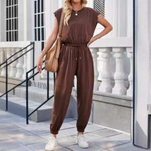 Sleeveless Long Jumpsuit